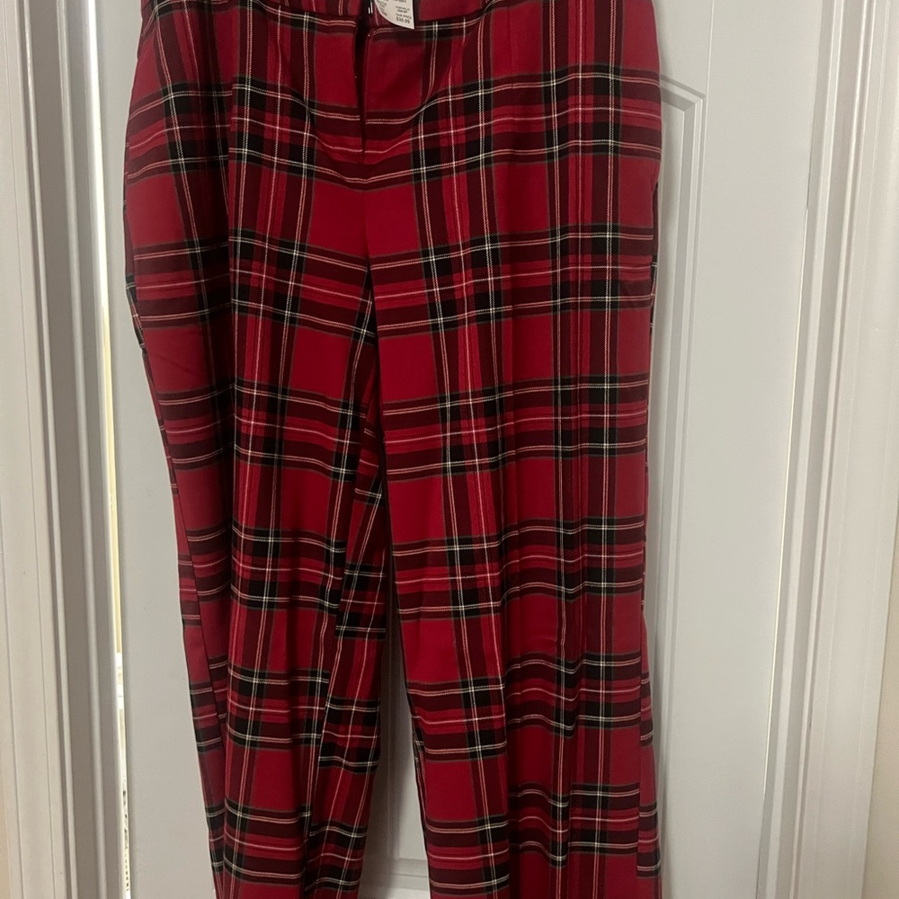 Cato Red Plaid Pantsuit